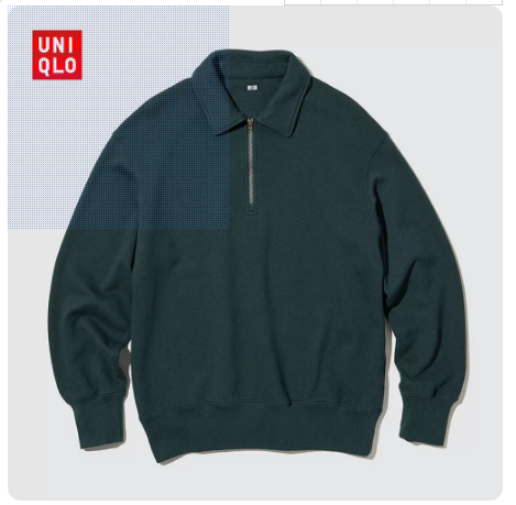 优衣库 男装 半拉链卫衣(运动休闲 秋冬新品)456952 UNIQLO