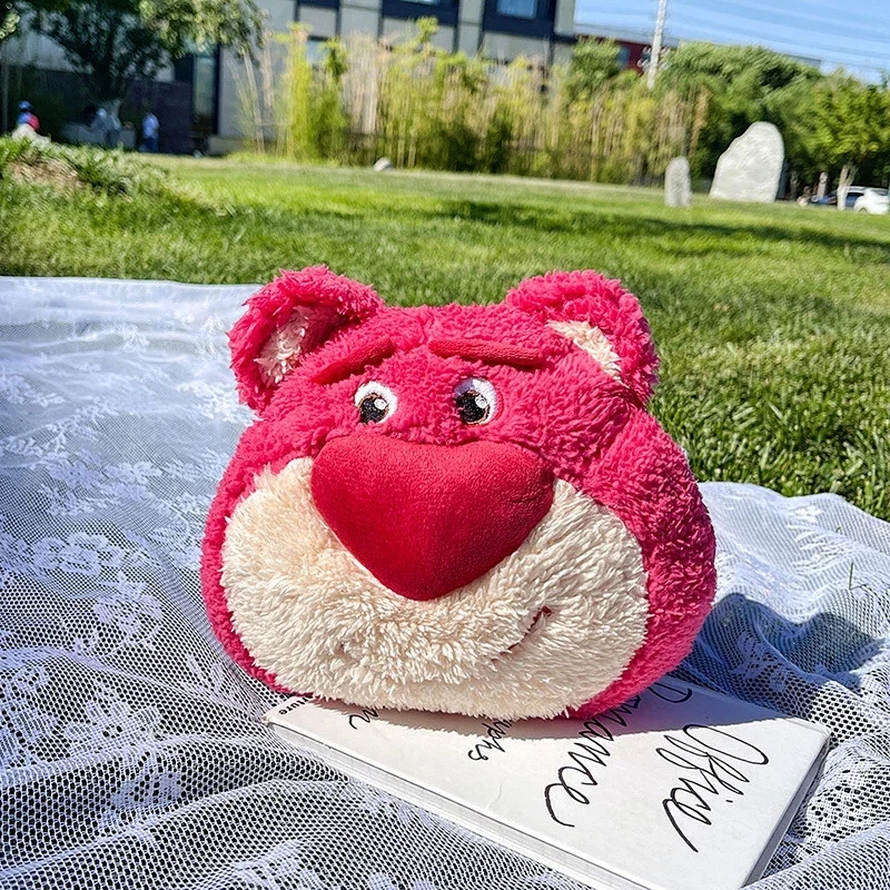小熊玩偶背包 草莓熊玩偶包 粉