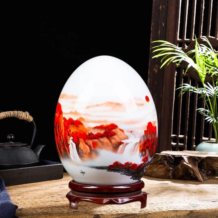 景德镇陶瓷花瓶摆件客厅装饰品摆设中式家居新房装饰品酒柜摆件