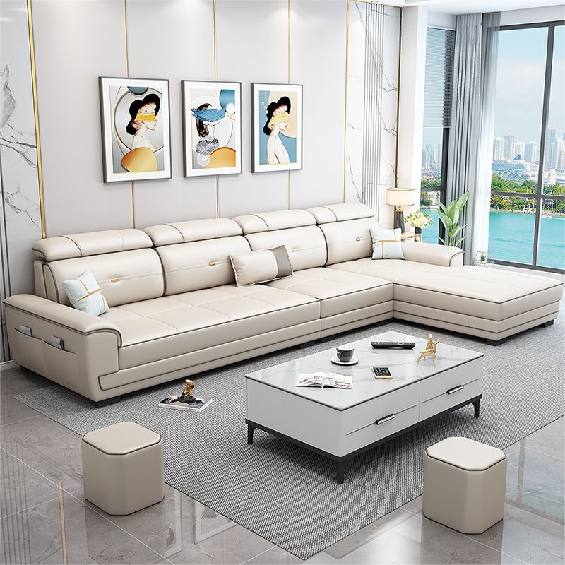 北欧现代简约小户型客厅布艺沙发极简轻奢乳胶科技布沙发组合套装