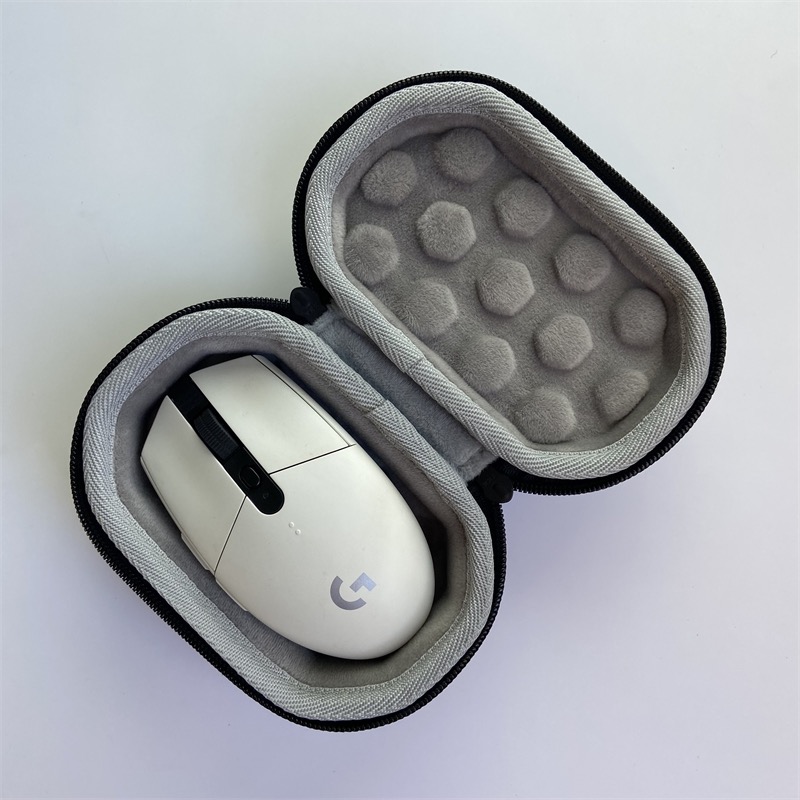 适用罗技G304无线蓝牙鼠标收纳保护便携硬壳包子套盒袋2022定制款