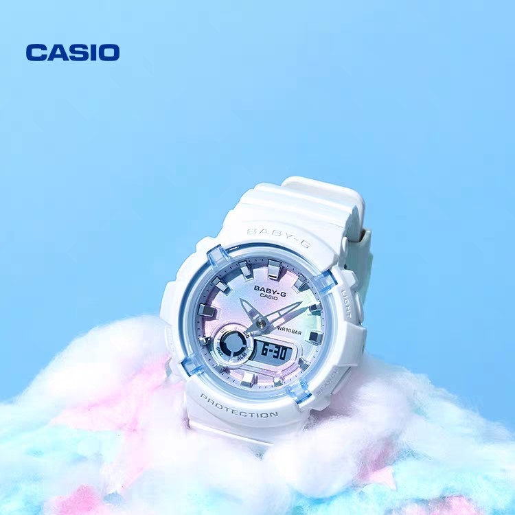 casio旗舰店BGA-280运动防水潮流女手表卡西欧官网官方正品BABY-G