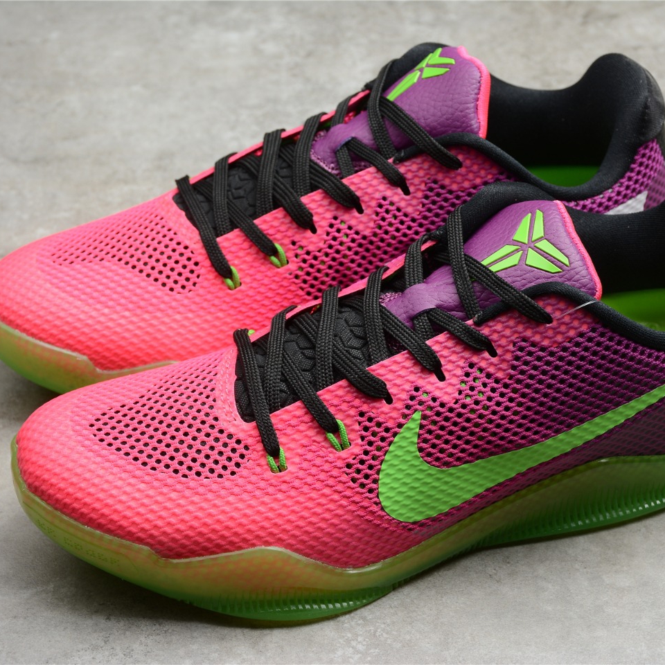 Nike kobe 11 EM 科比11 刺客 绿紫 实战 篮球鞋