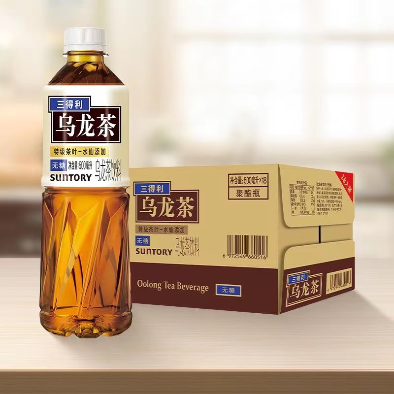 SUNTORY三得利乌龙茶500ml/瓶     18瓶/箱