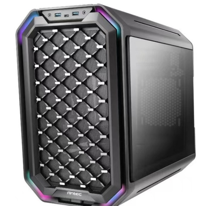 雷蛇Razer安钛克Cube电脑小机箱 黑色 迷你ITX主板水冷游戏吃鸡
