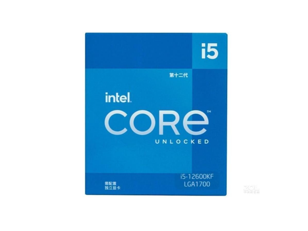 intel英特尔酷睿第十二代CPU处理器12600KF