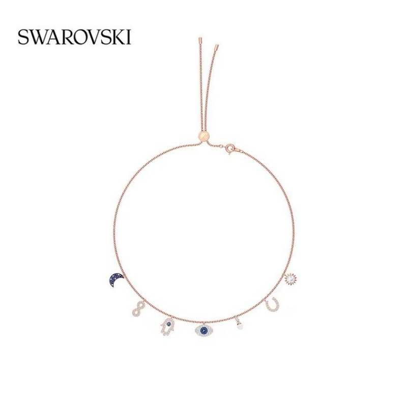 施华洛世奇恶魔之眼 SWAROVSKI SYMBOL 女项链可调节