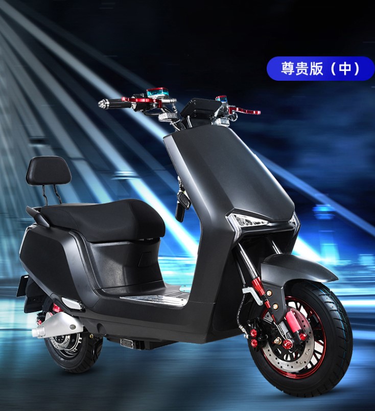 2022新款尚领长跑王电动车72V摩托车外卖踏板电瓶车外卖成人锂电
