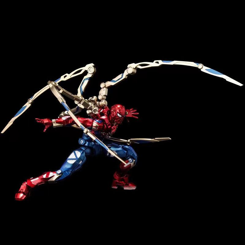 复仇者联盟超级英雄纳米蜘蛛侠盲盒手办可活动摆件送礼物福袋玩具
