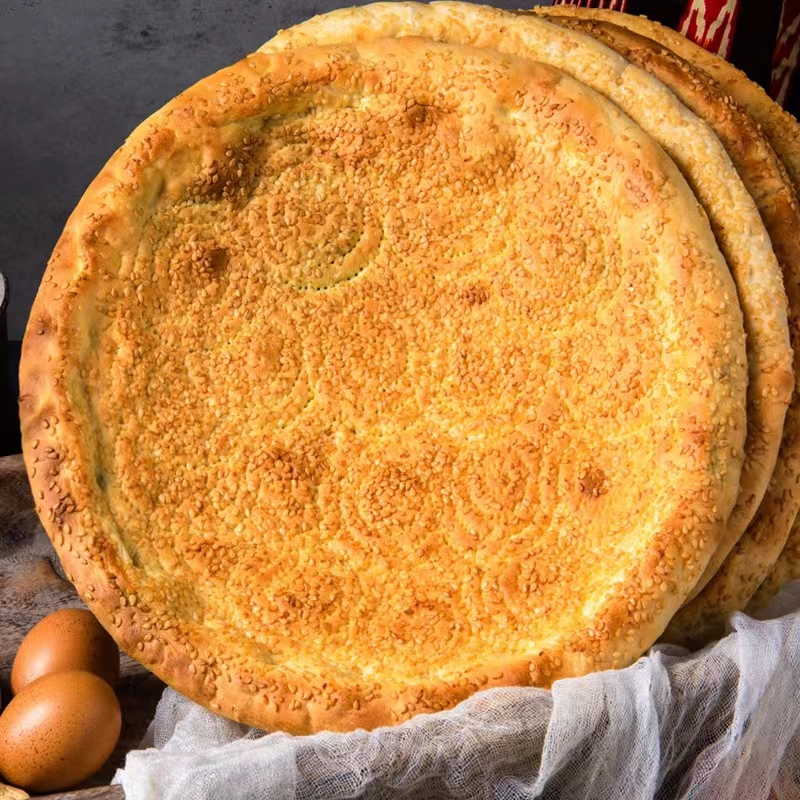 新疆特产芝麻大油馕传统手工囊烤馕饼点心地道糕点早餐包邮