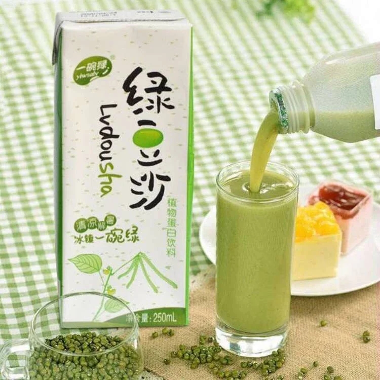 一碗绿绿豆沙10盒整箱沙冰植物蛋白饮料绿豆爽果汁清凉夏季饮品
