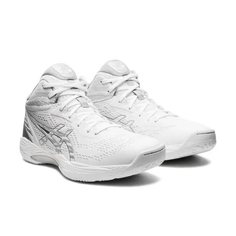 Asics Gel-Hoop V14 舒适耐磨 中帮实战篮球鞋 男女同款 灰白 42.5