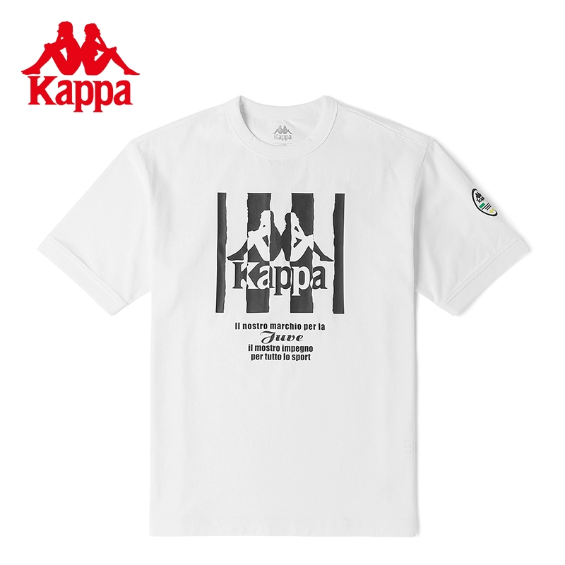 Kappa卡帕短袖2022新情侣男女运动T恤休闲半袖圆领上衣K0CX2TD10D