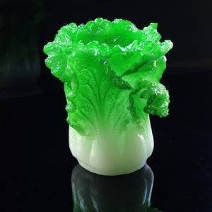 玉白菜 玉白菜 翡翠绿 10厘米