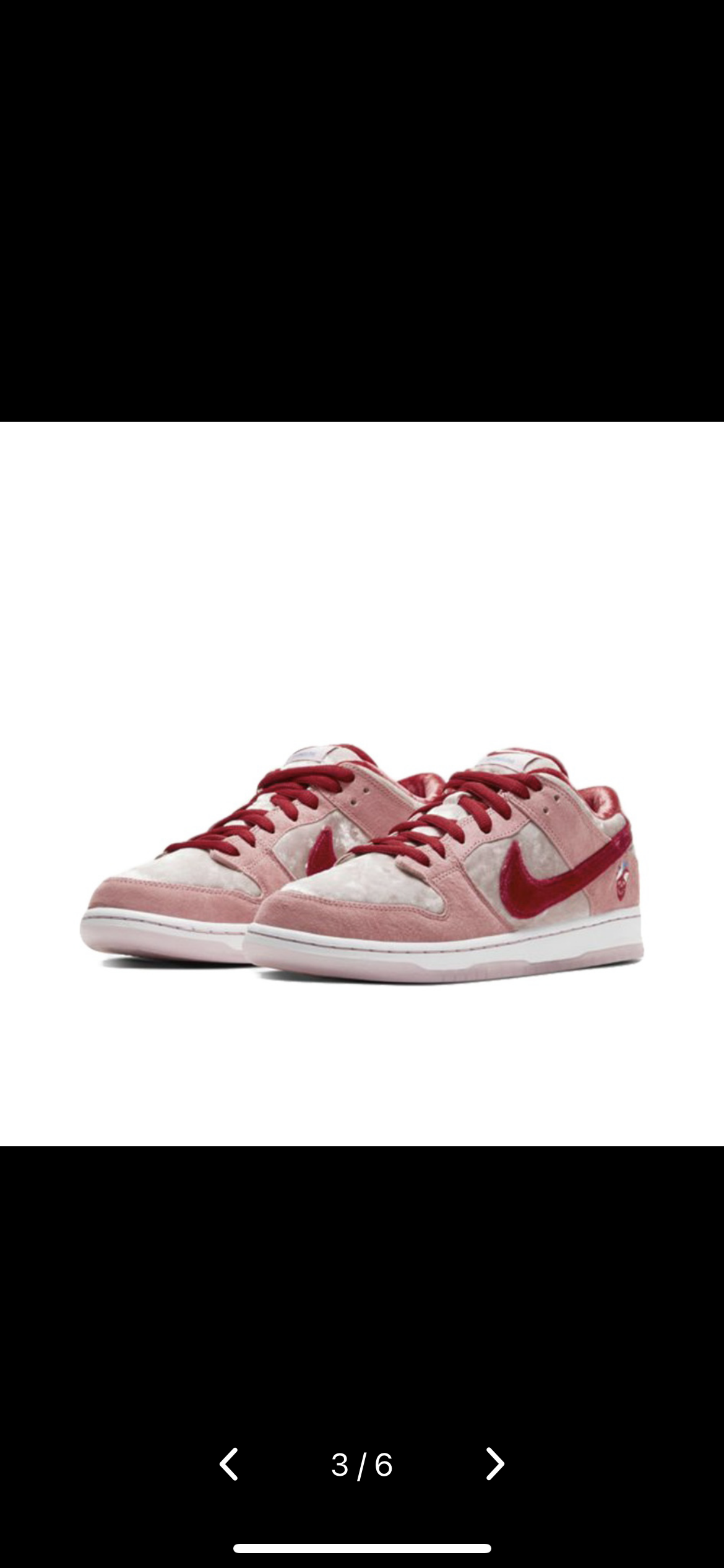 Nike Dunk SB Low SB Pro QS 情人や限定防 滑 低帮 板鞋 男女同款粉白