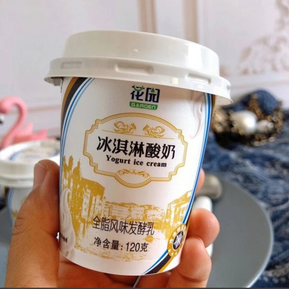 拼手速啦【现货️都是实际库存】花园冰淇淋酸奶 浓缩老酸奶 优质奶源 生产日期4.23