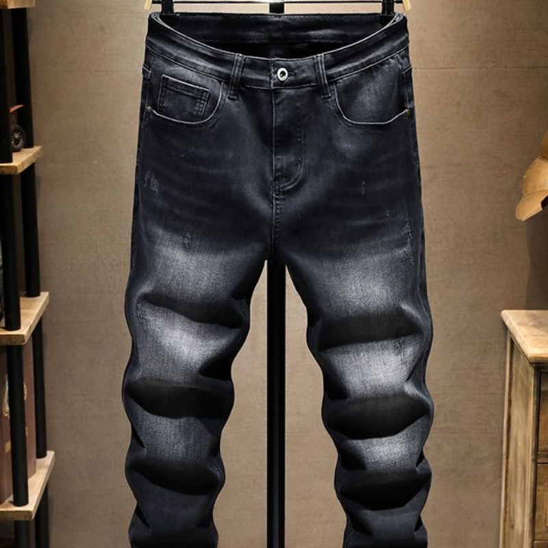 重磅美式复古牛仔裤男士宽松直筒2023新款春夏季高街潮牌工装裤子