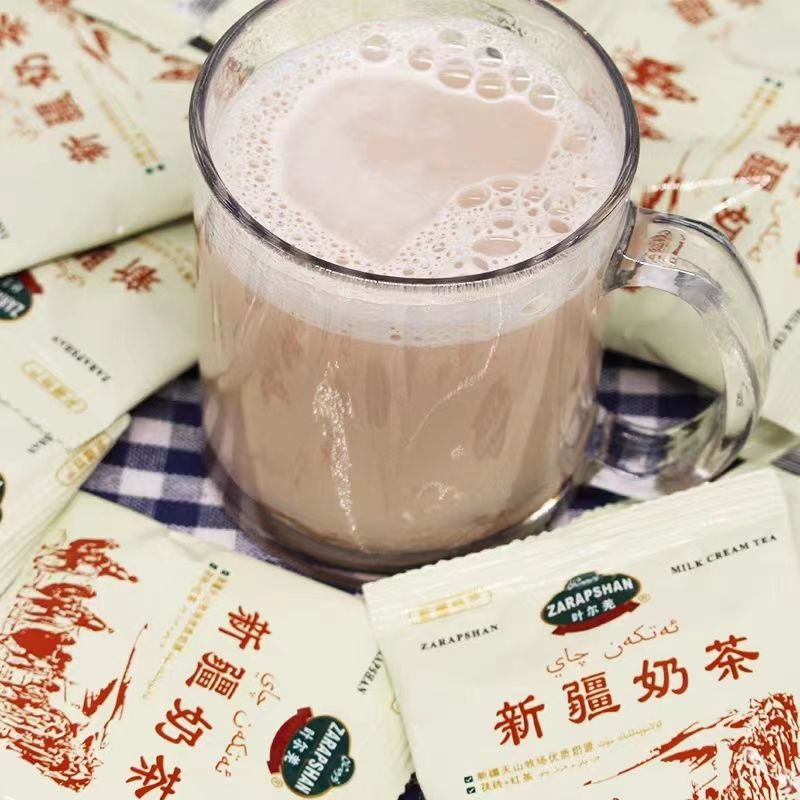 新疆叶尔羌咸味奶茶新疆老奶茶200g速溶袋装奶茶400g下午茶包邮