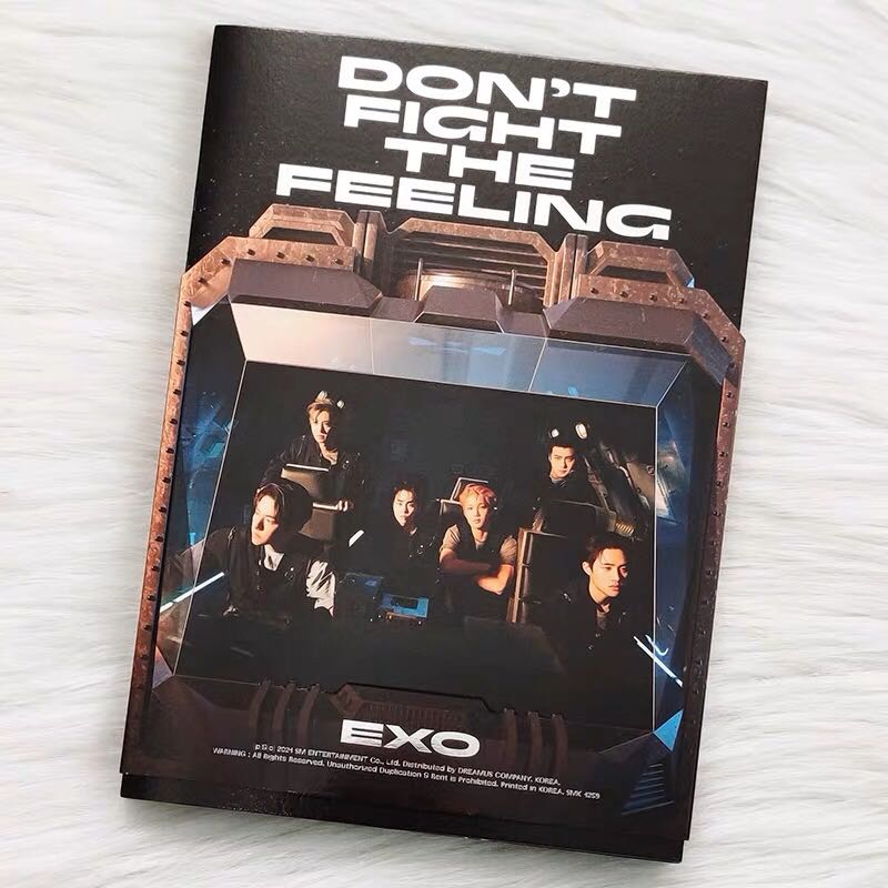 正版 EXO新专辑 2021回归 DON'T FIGHT THE FEELING CD 小卡
