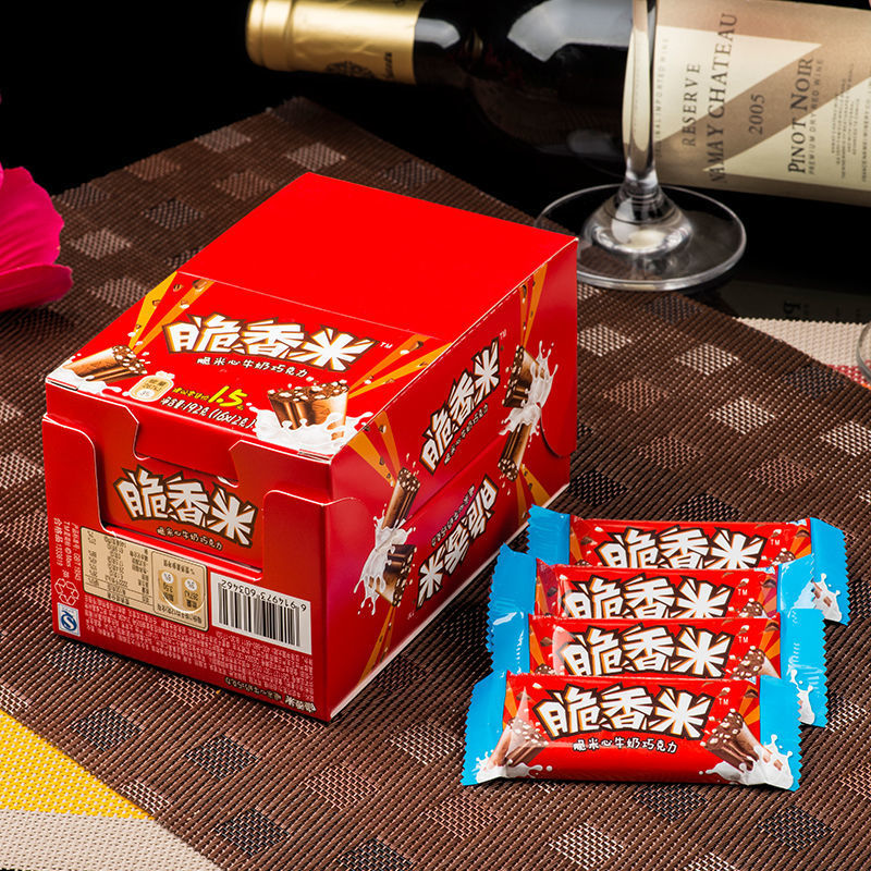 德芙脆香米巧克力脆米心192gX1盒装休闲儿童糖果网红小吃零食品