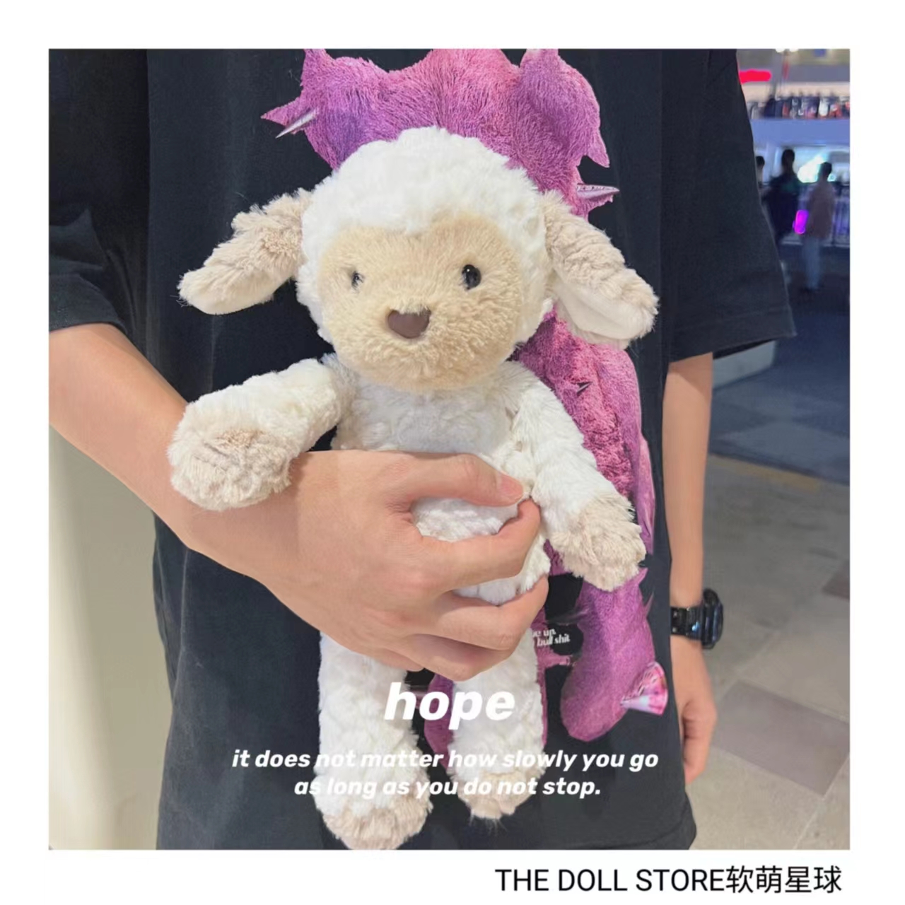 THE DOLLSTORE可爱丑萌小绵羊毛绒公仔北欧ins儿童陪睡玩具女生礼物