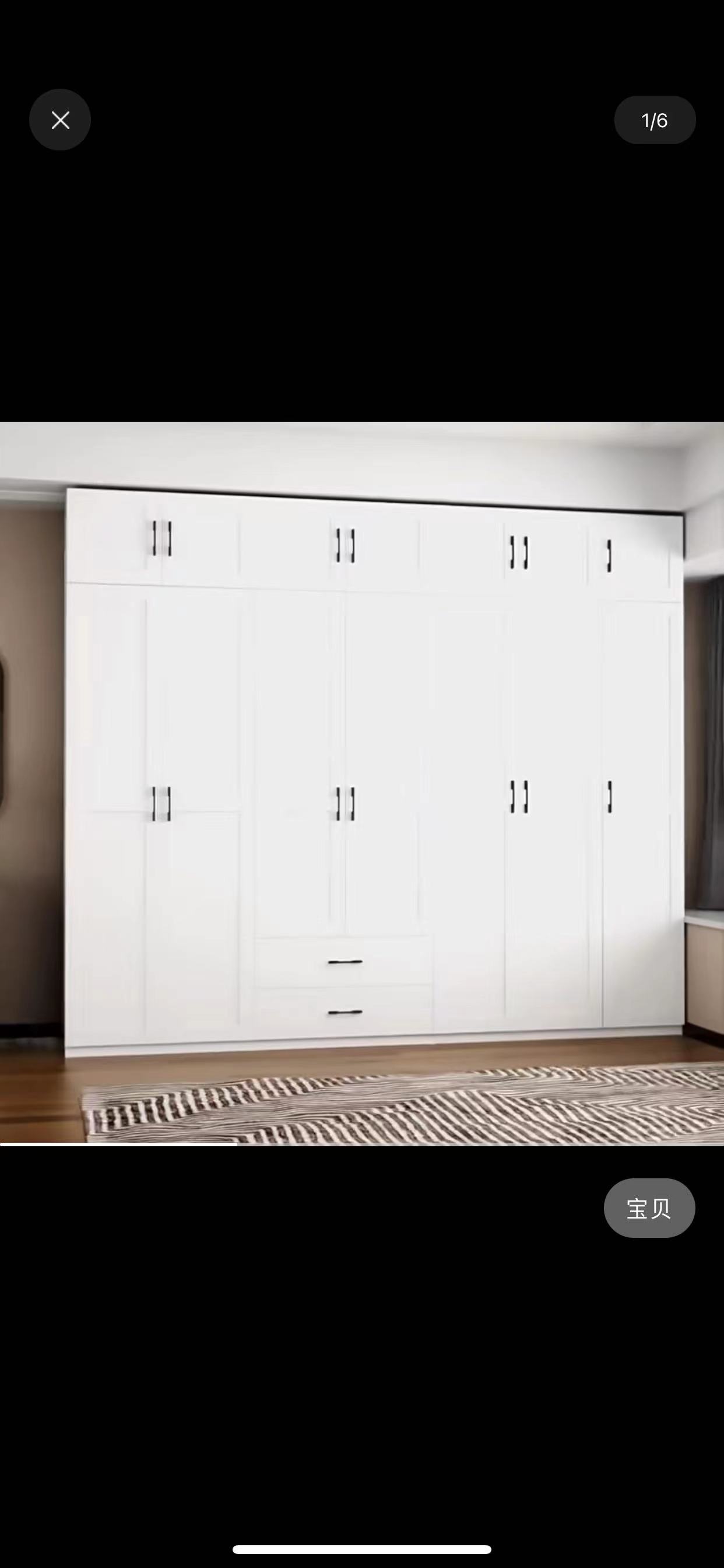 衣柜家用卧室衣橱柜收纳储物柜简约现代小户型两三门衣柜钢制柜子