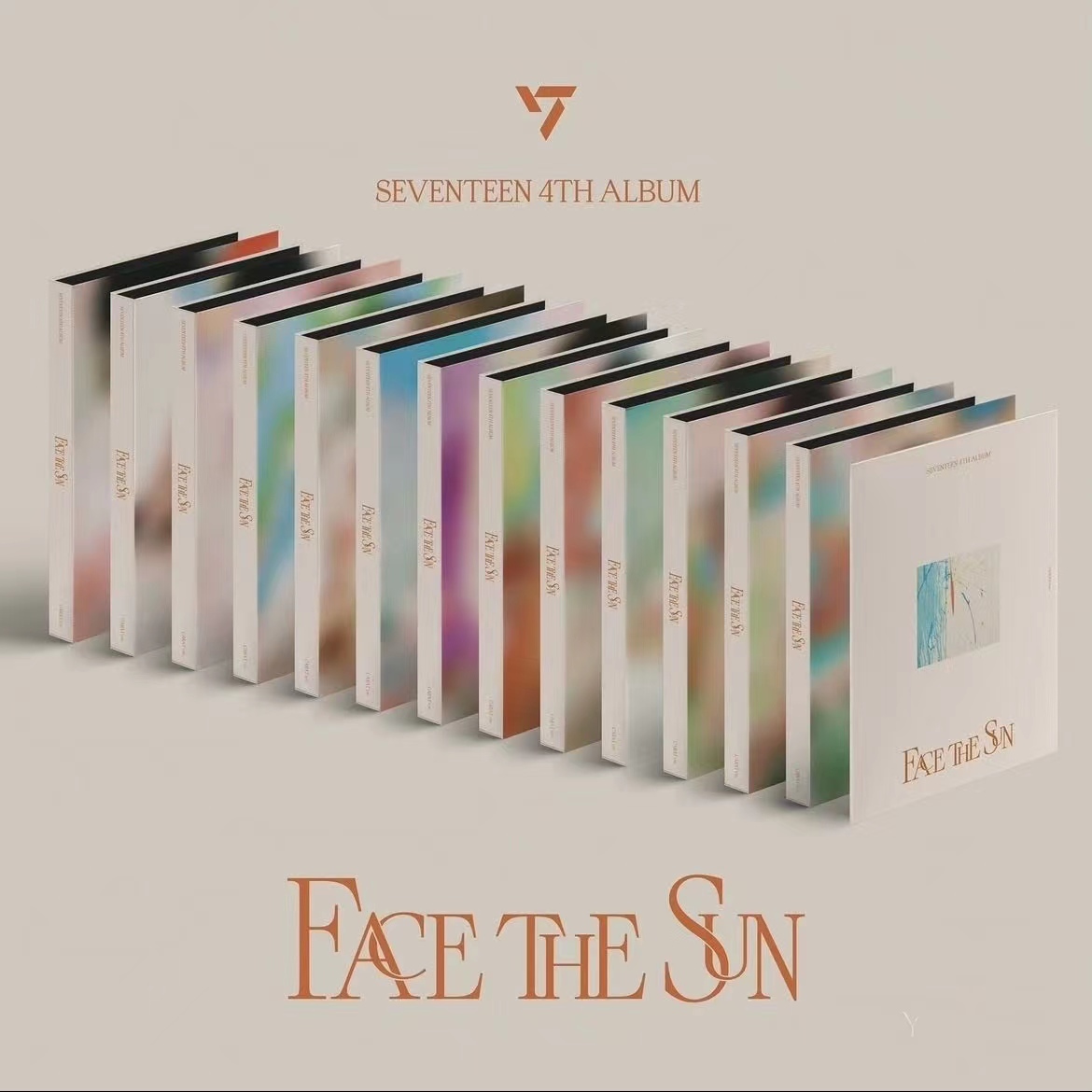 SEVENTEEN专辑 Face the Sun 正规四 油彩克拉盘