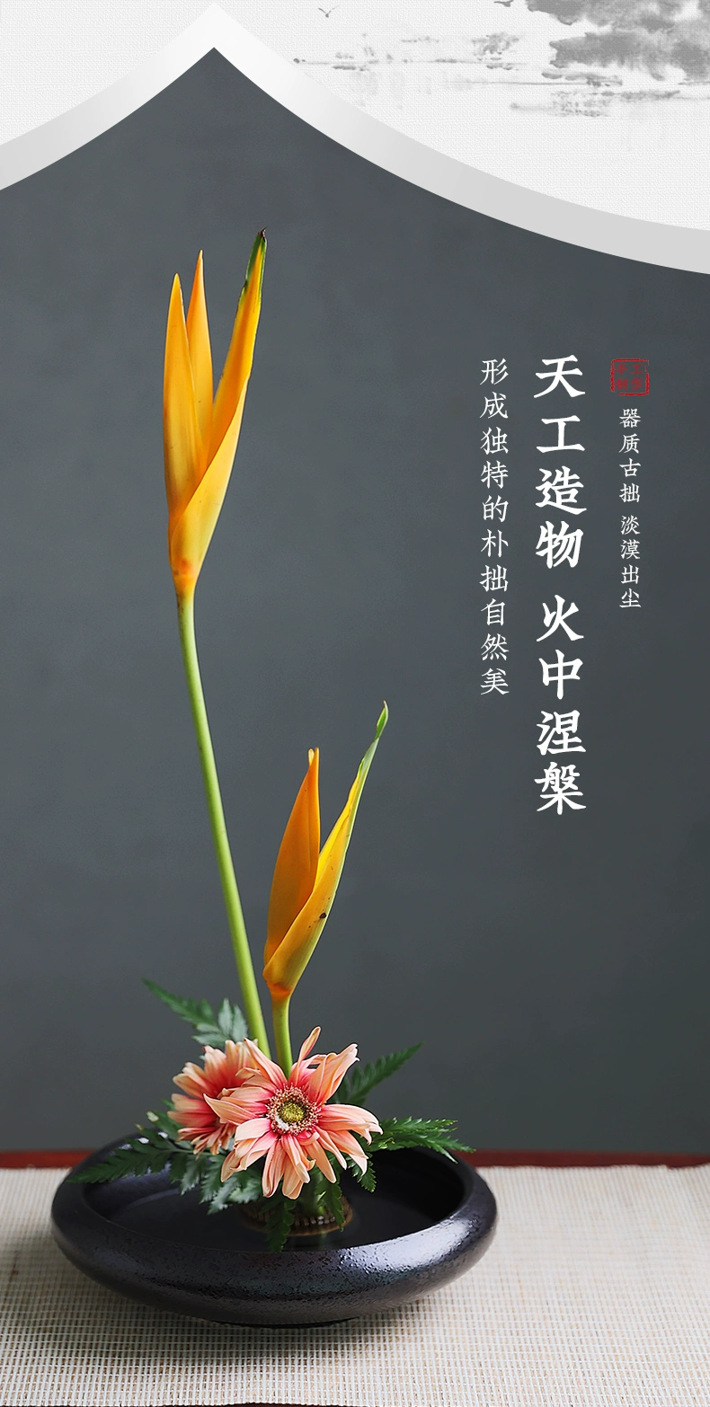 信楽焼 大谷司朗 花瓶 花生 - 花瓶