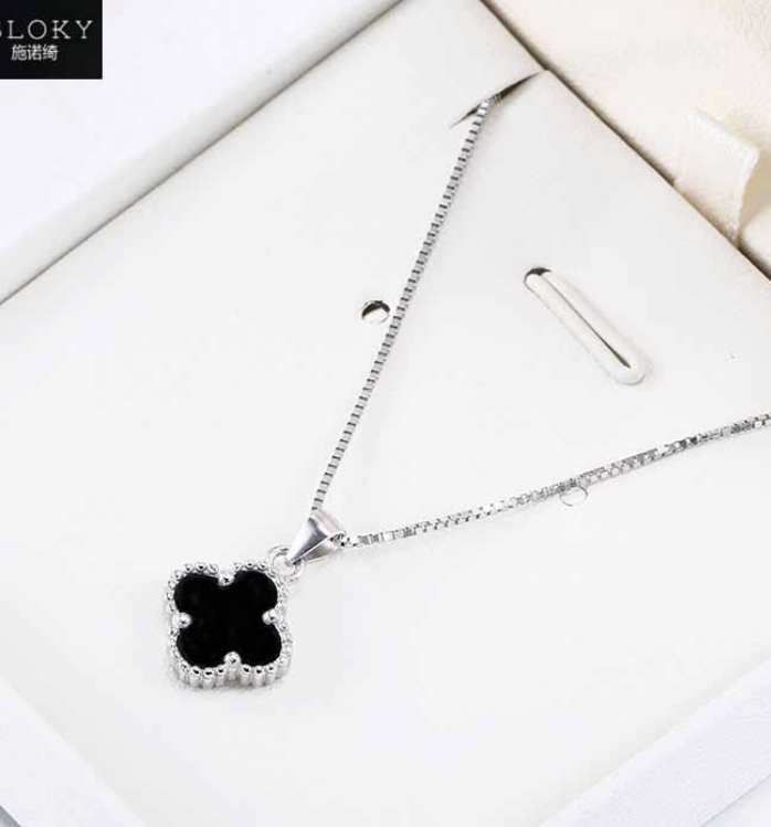 四叶草项链双面女轻奢小众高级感不掉色网红幸运项链女ins