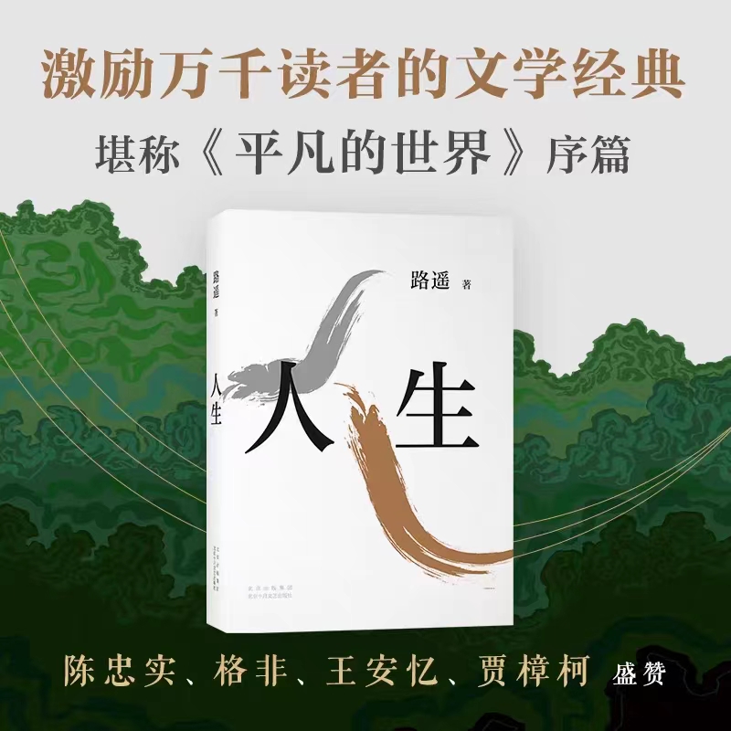 人生（2021平装版）矛盾文学奖得主路遥作品 写每个年轻人困境期待与追求故事的中国