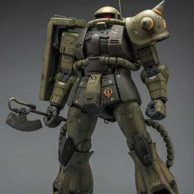 BANDAI/万代 HGUC 241 扎古II 新生版 高达 绿扎量产型 模型