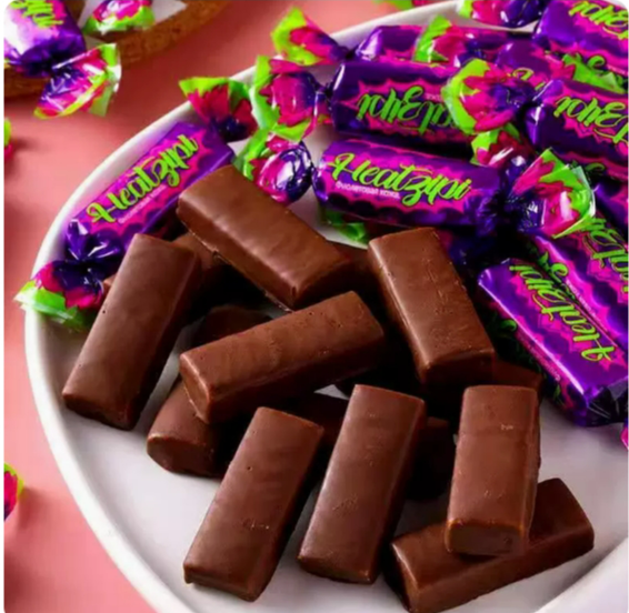 KDV俄罗斯紫皮糖进口正品500g原装巧克力糖果散装婚庆喜糖零食