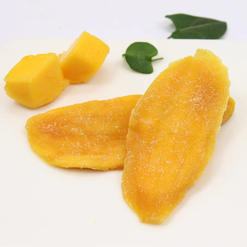 芒果干果脯蜜饯芒果片250g水果干酸甜果干零食 罐装蜜饯