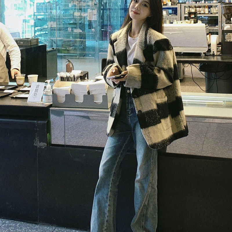 韩版女装西装短外套