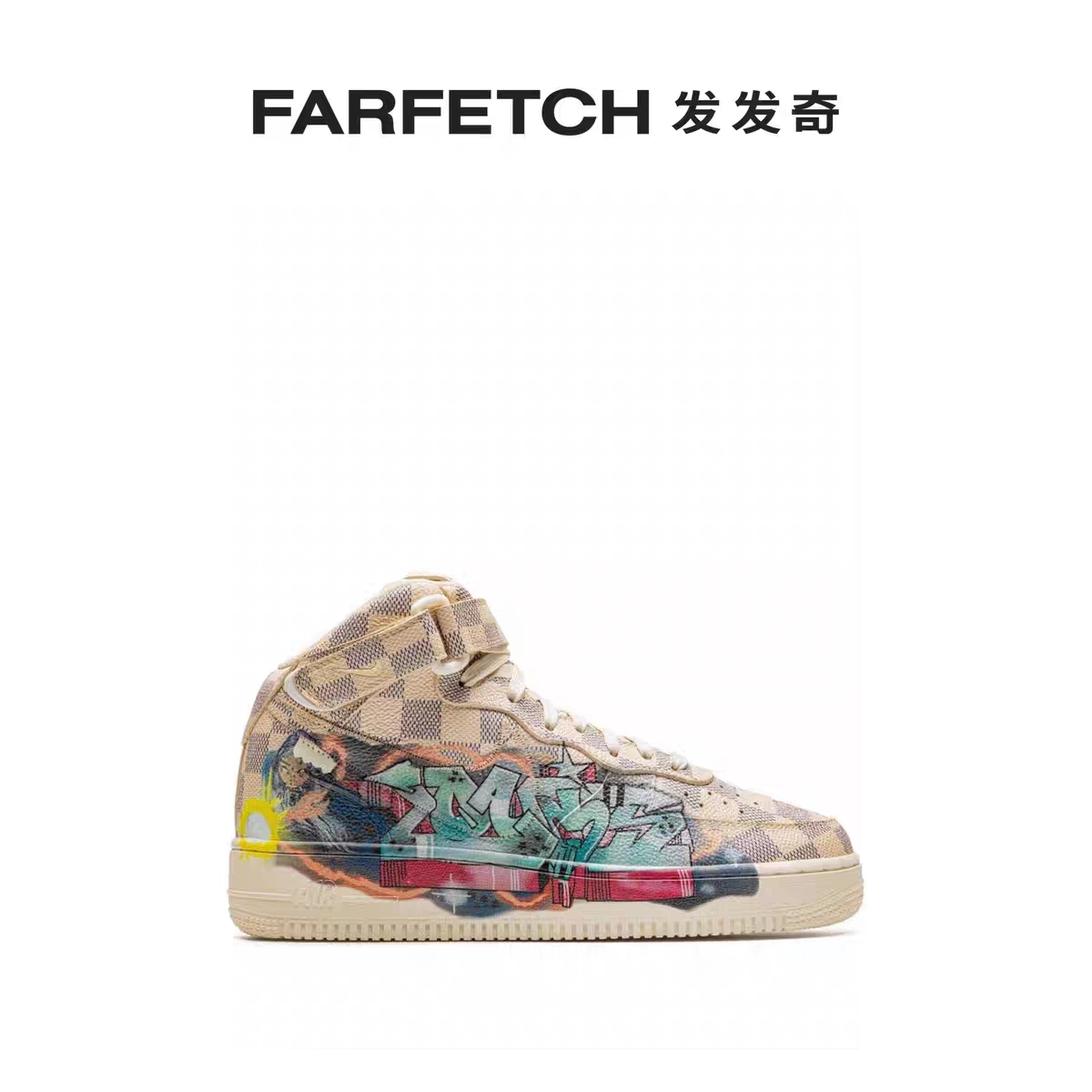 Nike耐克男士x Louis Vuitton Air Force1 Mid 