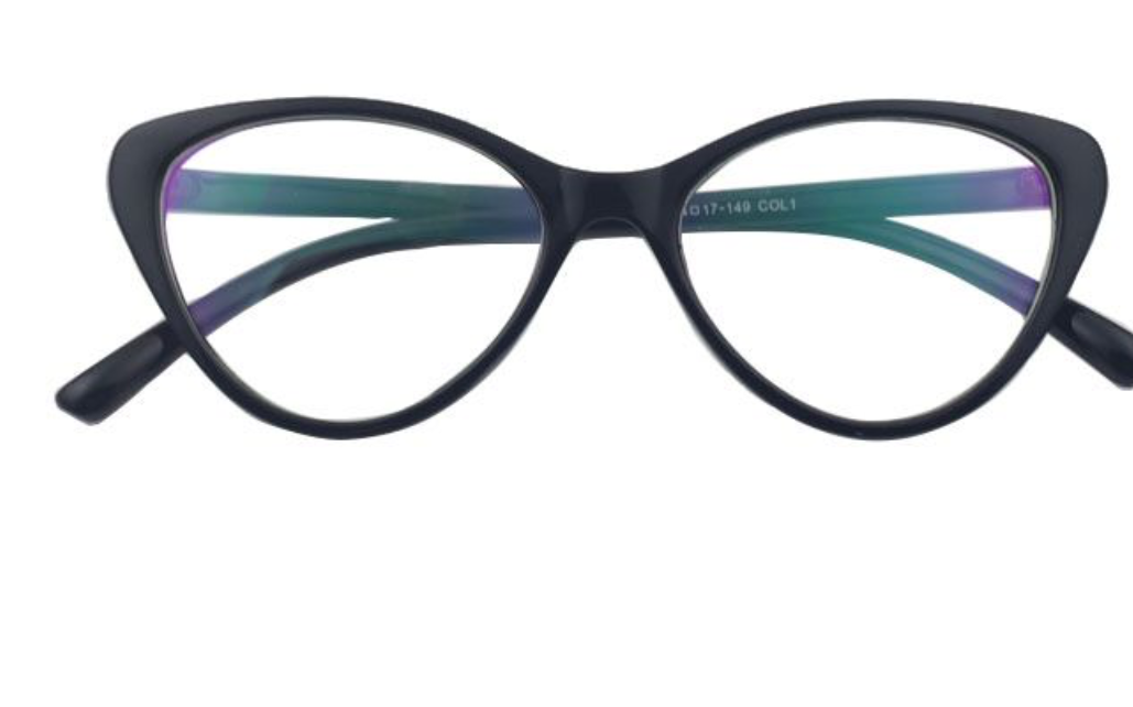 2023欧美风猫眼眼镜女防蓝光辐射个性潮搭平光镜可配近视度数眼睛