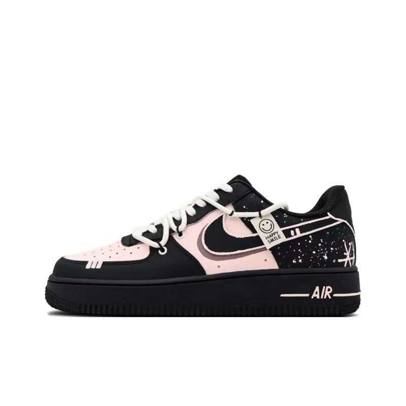 Nike Air Force 1 Low 07 沉寂曙光 Retro百搭 低帮 板鞋男款黑粉