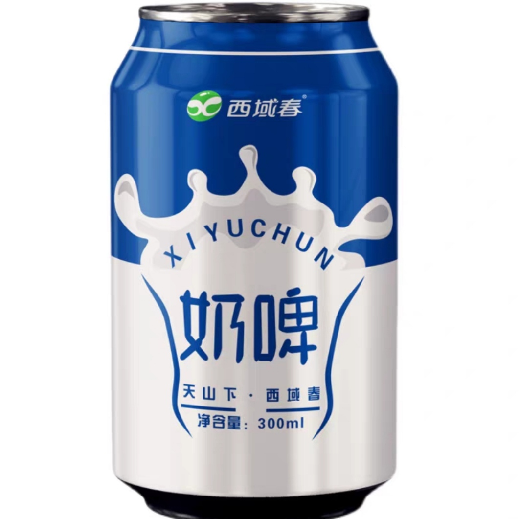 新疆特产西域春奶啤300ml*12罐装整箱发酵乳酸菌奶啤饮品含乳饮料