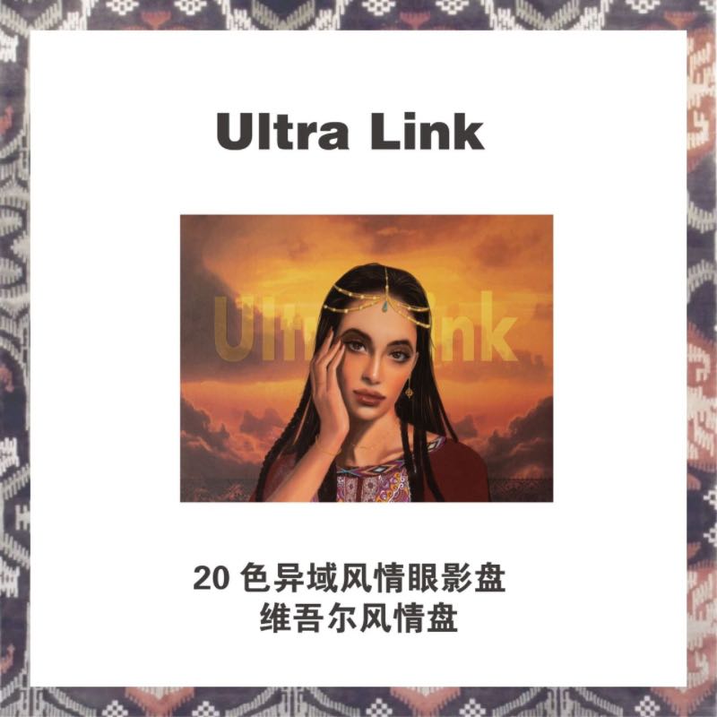 新疆维吾尔族异域风情ultralink20色眼影盘遮暇修容一体不飞粉