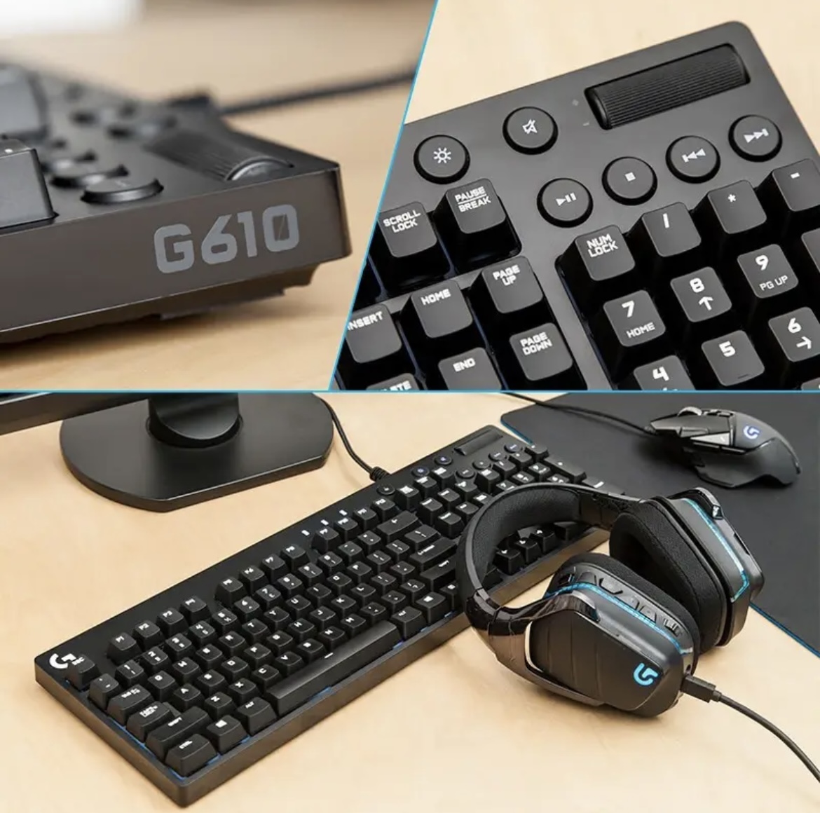 罗技（G） G610机械键盘有线游戏键盘鼠标cherry樱桃全尺寸键鼠套装 【游戏机械键盘】