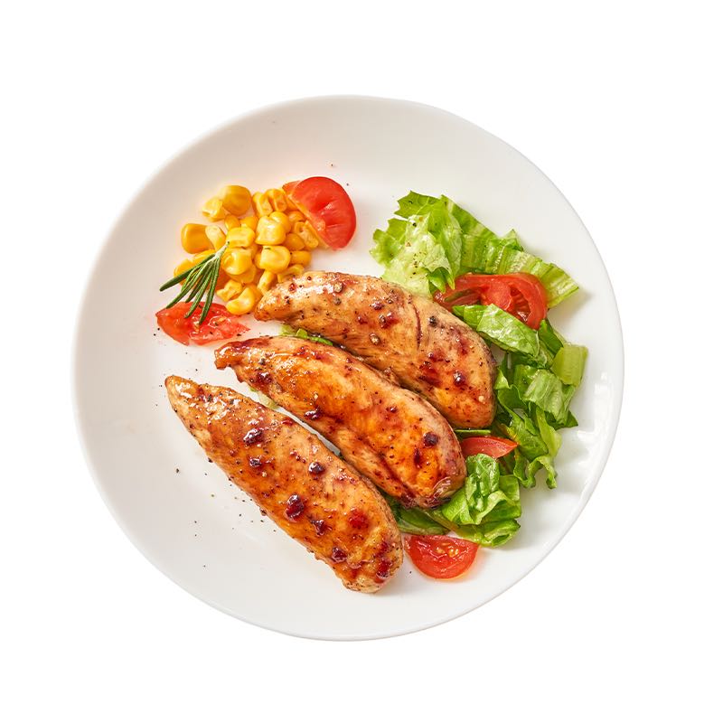 薄荷健康低脂无淀粉级原味鸡胸肉肠健身代餐即食零食食品