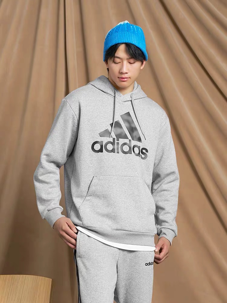 adidas阿迪达斯官方轻运动男装冬季运动休闲连帽卫衣H46512