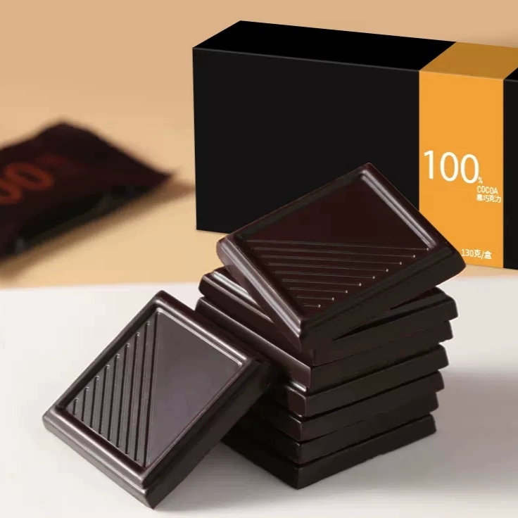 新疆包邮100%每日纯黑巧克力俄罗斯风味无糖精纯可可脂健身零食品