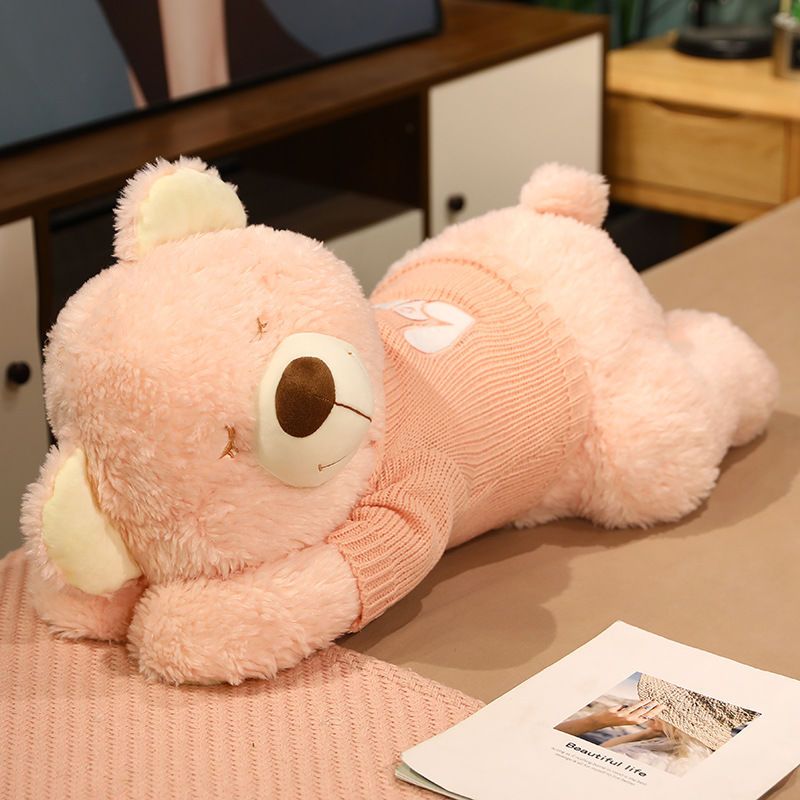 大号毛衣熊抱枕可爱泰迪熊抱抱熊毛绒玩具公仔女孩玩偶布娃娃礼物
