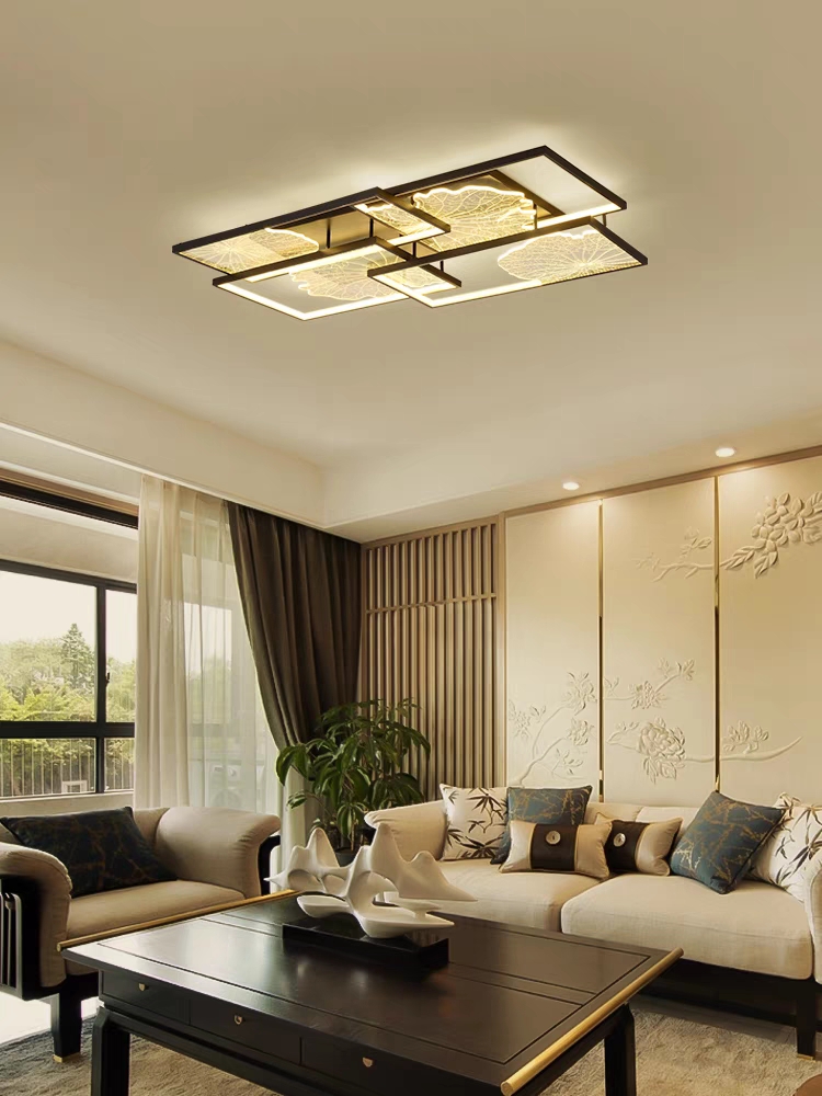 新中式吸顶灯客厅灯中国风现代简约大气新款卧室灯具组合全屋套餐
