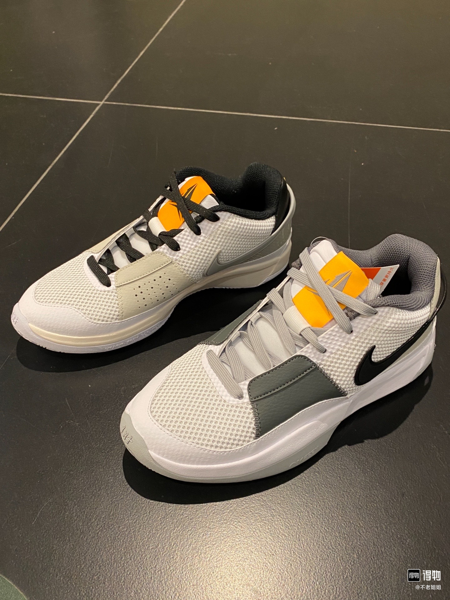 Nike Ja 1 EP耐克男鞋莫兰特1代灰白色低帮实战篮球鞋男