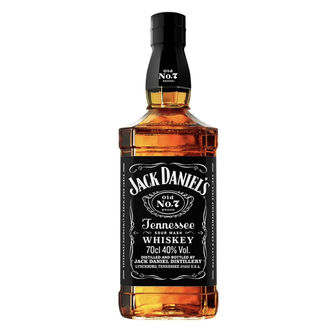 杰克丹尼（Jack Daniels）美国 田纳西州 调和型 威士忌 进口洋酒 700ml 