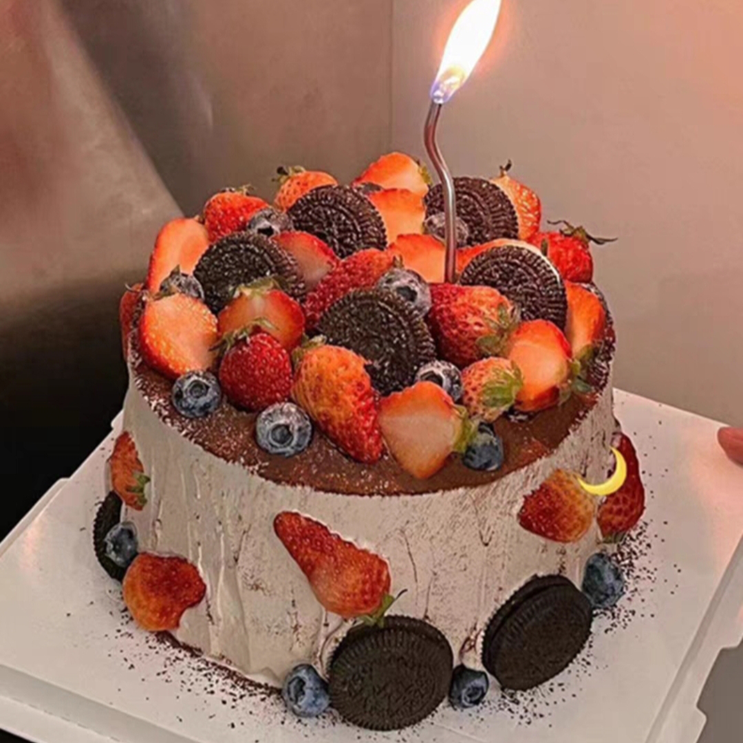 草莓蛋糕水果生日蛋糕同城配送网红复古创意全国北京上海男女定制