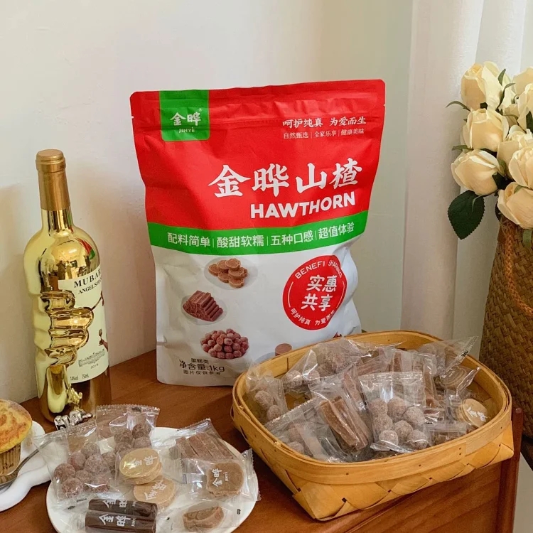 口碑健康小零食『金晔山楂礼包』升级回归！1kg/包