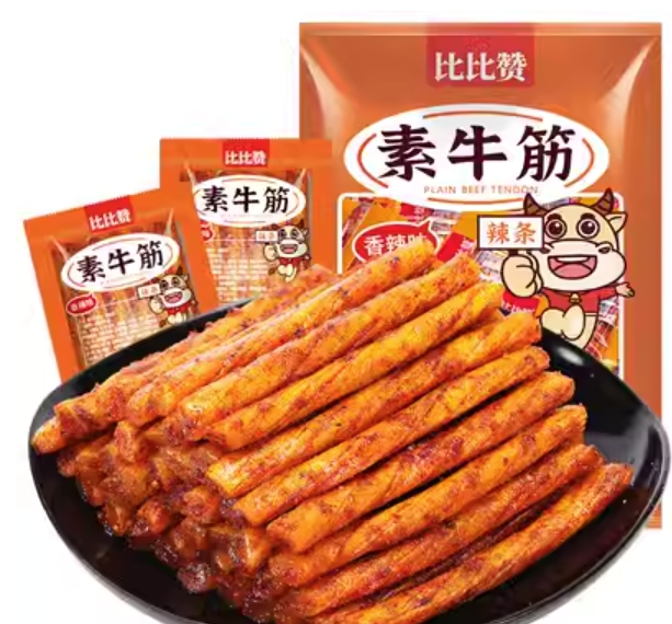 比比赞素牛筋辣条麻辣儿时经典板筋解馋小零食小吃休闲食品礼包装